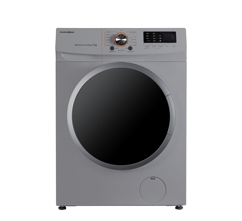 ماشین لباسشویی 7 کیلو گرمی پاکشوما مدل UFW-10700-ST استیل